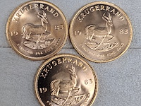 5x gouden munt, south africa, krugerrand, 1983 - afbeelding 5 van  5
