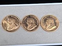 5x gouden munt, south africa, krugerrand - afbeelding 3 van  5