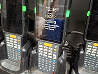 5x handheld met laadstation zebra, mc330l - afbeelding 3 van  4