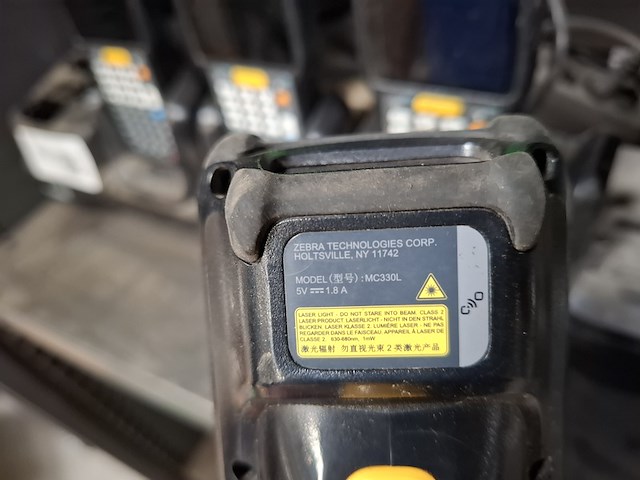 5x handheld met laadstation zebra, mc330l - afbeelding 4 van  4