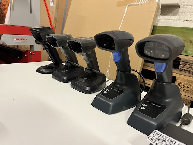 5x handscanner, barcode scanner zebra, w.o. ds22 - afbeelding 1 van  5