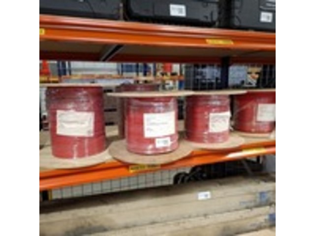 5x haspel met solar kabel á 250 meter, athilex, h1z2z2-k red dca - 4 mm² - afbeelding 1 van  2