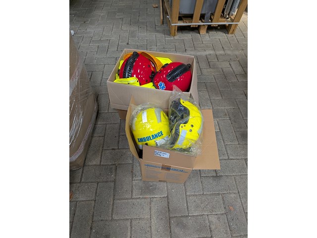 5x helm met 7x reflecterende jas - afbeelding 1 van  6