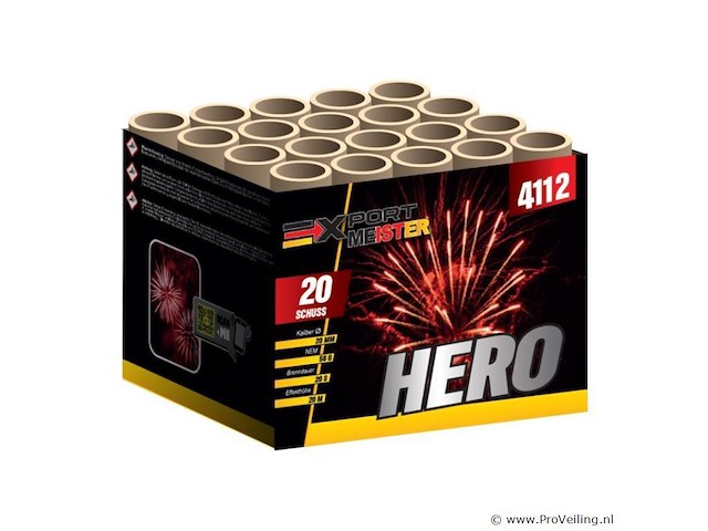 5x hero 20 schuss cake - afbeelding 1 van  1
