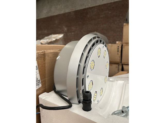 5x high bay light hb1 120w met industriële kap, ellipz lighting - afbeelding 3 van  6