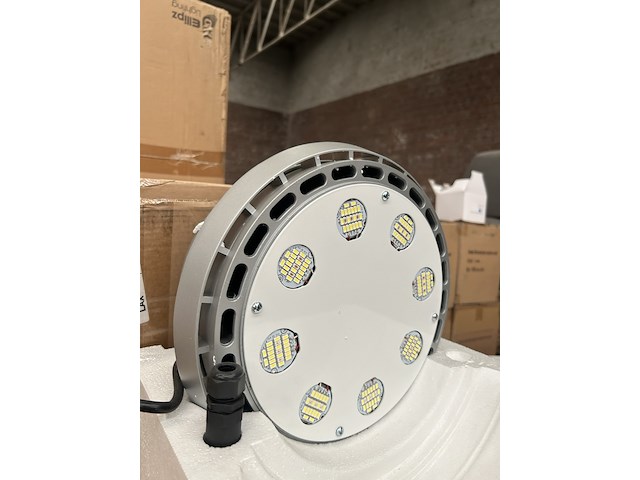 5x high bay light hb1 120w met industriële kap, ellipz lighting - afbeelding 4 van  6