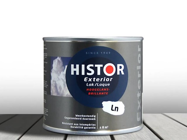 5x histor exterior lak hoogglans zx 2,5l histor - afbeelding 1 van  2