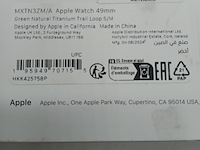 5x horlogeband smartwatch, apple, watch 49mm green trail loop - afbeelding 9 van  17