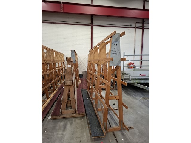 5x houten glasbok - afbeelding 1 van  6