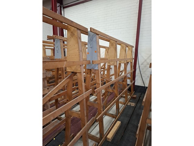 5x houten glasbok - afbeelding 4 van  6