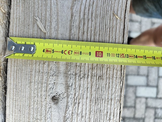 5x houten gordingen - afbeelding 3 van  5
