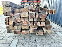 5x houten gordingen - afbeelding 1 van  5