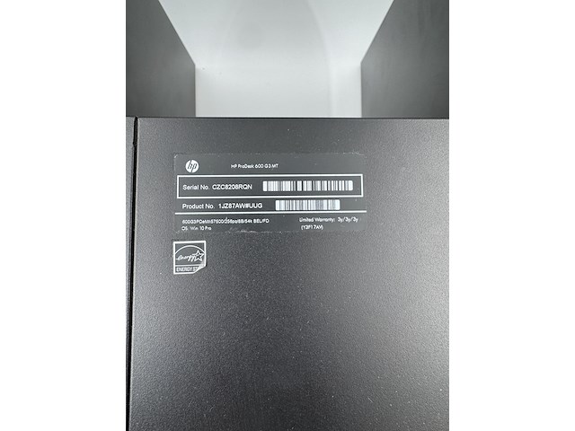 5x hp prodesk 600 g3/g4 mt desktop - i5, 8gb, 256gb ssd, win 11 pro, zwart, 2018 - afbeelding 3 van  13