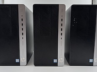 5x hp prodesk 600 g3/g4 mt desktop - i5, 8gb, 256gb ssd, win 11 pro, zwart, 2018 - afbeelding 7 van  13