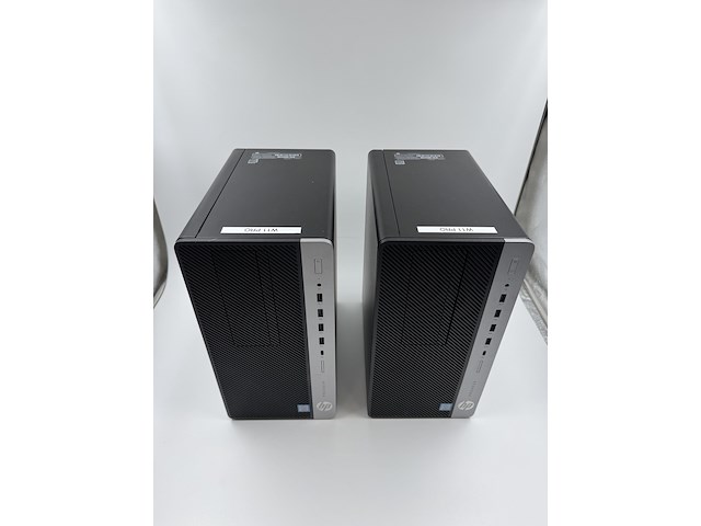 5x hp prodesk 600 g3/g4 mt desktop - i5, 8gb, 256gb ssd, win 11 pro, zwart, 2018 - afbeelding 11 van  13