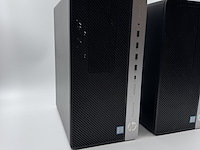 5x hp prodesk 600 g3/g4 mt desktop - i5, 8gb, 256gb ssd, win 11 pro, zwart, 2018 - afbeelding 12 van  13