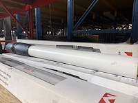 5x hr dakdoorvoer concentrisch pp ø80/125 mm t120 l=1570mm zwart, ubbink, rolux 5g - afbeelding 2 van  6