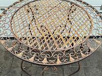 5x ijzeren bartafel hoogte 100 cm - afbeelding 3 van  3