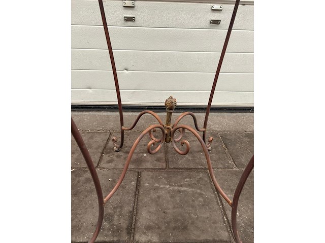 5x ijzeren bartafel hoogte 100 cm - afbeelding 2 van  3