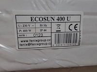 5x infrarood paneel 400 watt, ecosun, type u, wit, 2024 - afbeelding 6 van  7