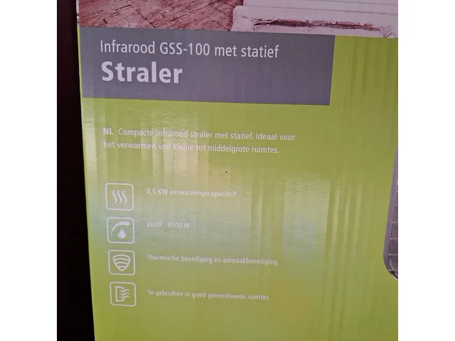 5x infrarood straler gimeg, ggs-100 - afbeelding 5 van  5