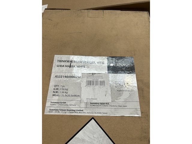 5x inhoud stellingvak w.o. sodamaker, drankdispenser w.o. zoomyo, levivo - afbeelding 3 van  14