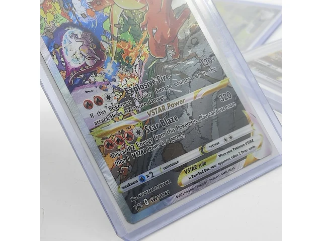 5x kaart, pokémon, o.a. charizard v promo f swsh260 - afbeelding 2 van  16