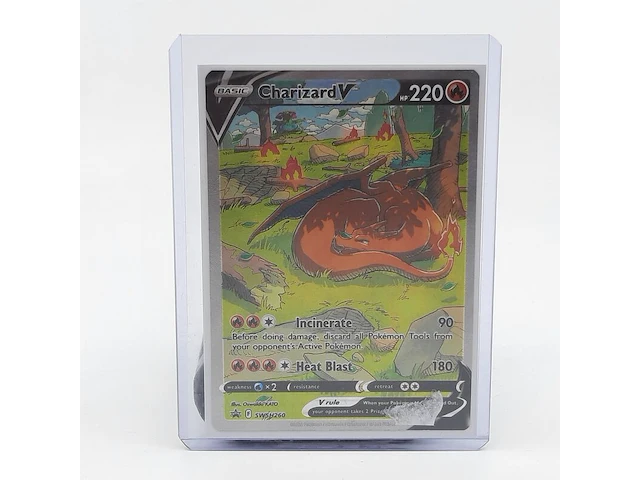 5x kaart, pokémon, o.a. charizard v promo f swsh260 - afbeelding 3 van  16