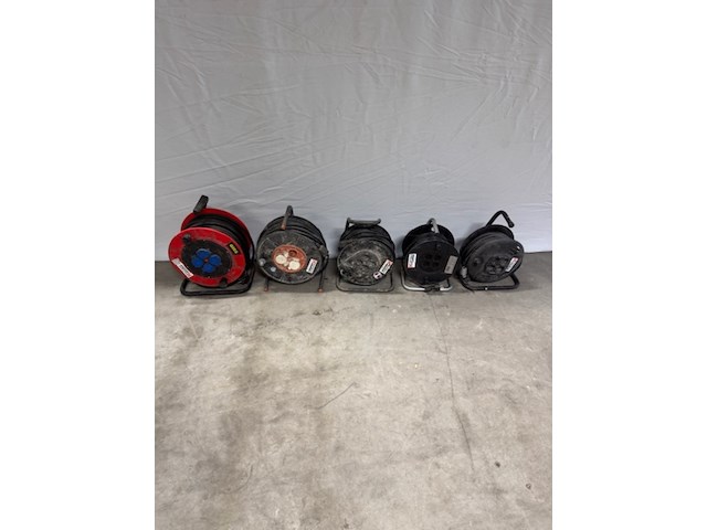 5x kabelhaspel, 230v - afbeelding 1 van  6