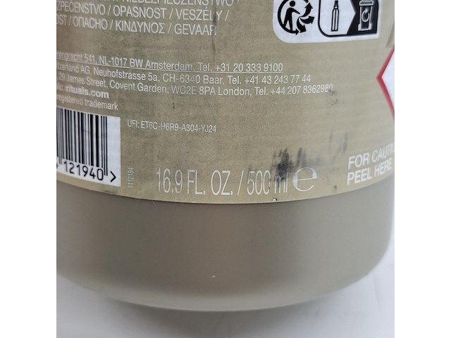 5x kamer parfum, 500ml, rituals, sweet jasmine - afbeelding 2 van  3