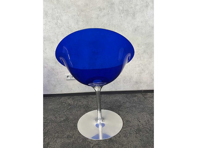 5x kartell ero s - blauwe draaibare kuipstoel - afbeelding 2 van  13