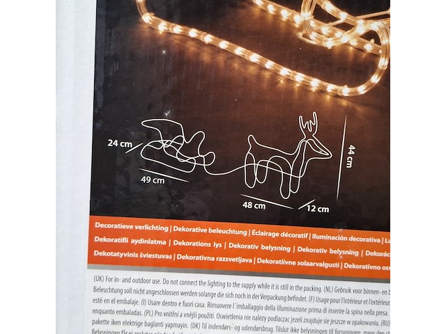 5x kerstverlichting, decorative - afbeelding 3 van  4