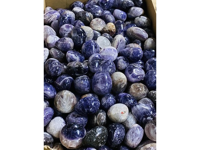5x kilo amethist trommelstenen maat l - afbeelding 3 van  4