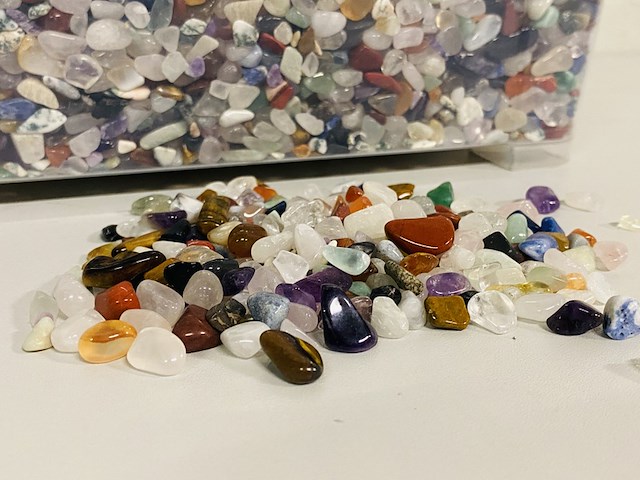 5x kilo trommelstenen mix chips - afbeelding 2 van  3