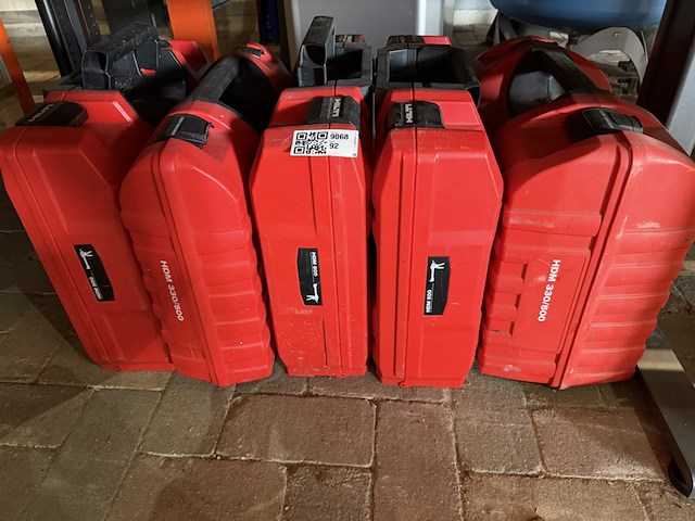 5x kit- en mortelspuit, hilti, hdm 500 - afbeelding 1 van  3
