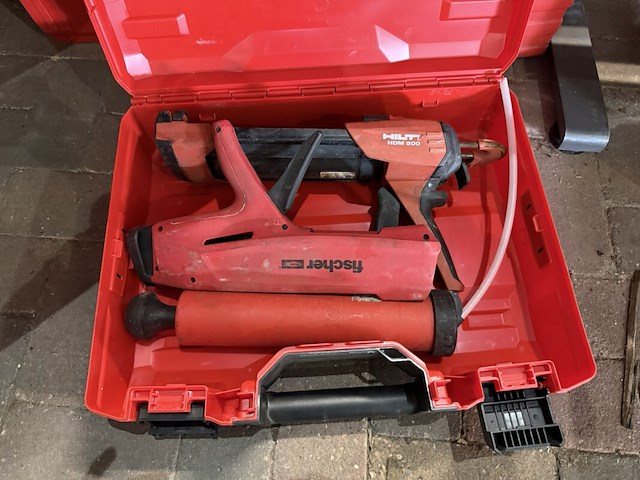 5x kit- en mortelspuit, hilti, hdm 500 - afbeelding 3 van  3