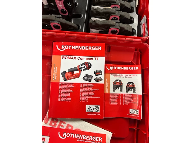 5x koffers met in totaal 25 persbekken rothenberger - afbeelding 4 van  4