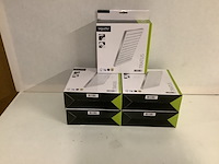 5x kop voor stortdouche vierkant aqua su, tratus, chroom - afbeelding 1 van  2