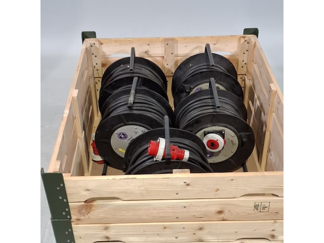 5x kracht stroom haspel, 32a - afbeelding 3 van  10