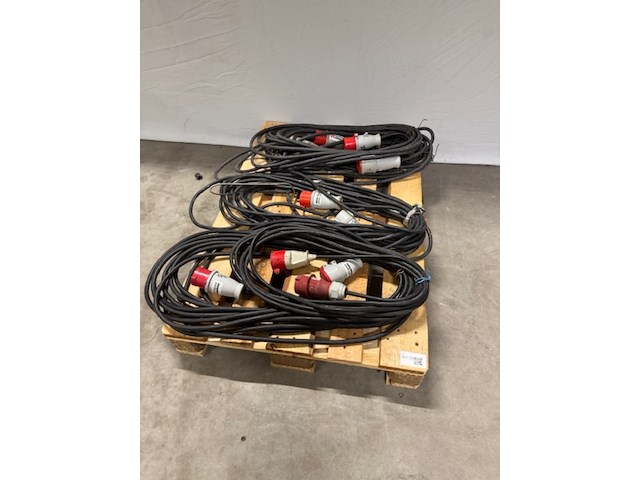 5x krachtstroomkabel - afbeelding 1 van  2