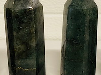5x labradoriet obelisk 6-zijdig - afbeelding 4 van  7