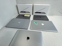 5x laptop apple en microsoft, defect/niet werkend - afbeelding 1 van  14