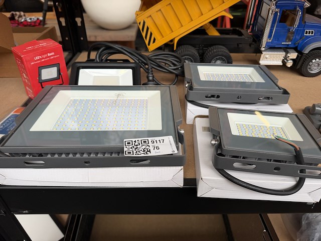 5x led bouwlampen/schijnwerpers - afbeelding 1 van  3