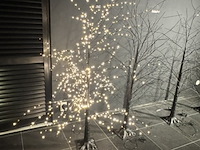 5x led kerstboom, zwart - afbeelding 1 van  3