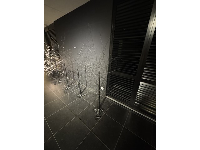 5x led kerstboom, zwart - afbeelding 3 van  3