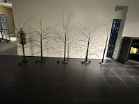 5x led kerstboom, zwart - afbeelding 2 van  3