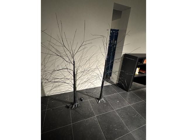 5x led kerstboom, zwart - afbeelding 3 van  3