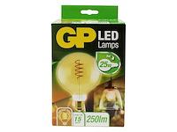 5x led lamp 5w e27 gp lighting, spiralflame g125 - afbeelding 1 van  2