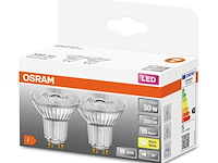 5x led spot gu10 osram, warm wit, 4.3w 2700k - afbeelding 2 van  3
