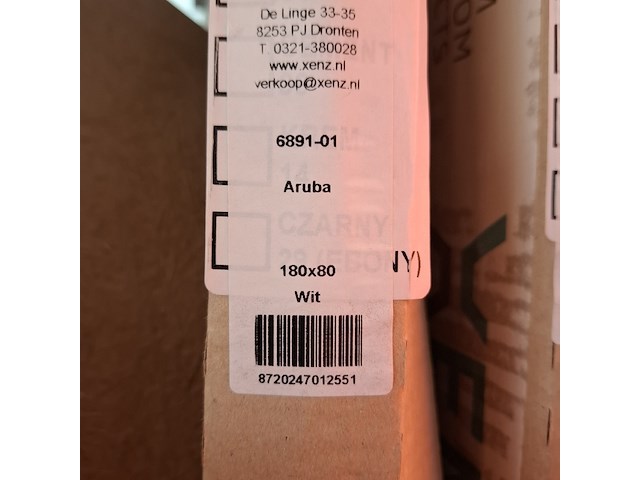 5x ligbad xenz, aruba, glans wit - afbeelding 7 van  7